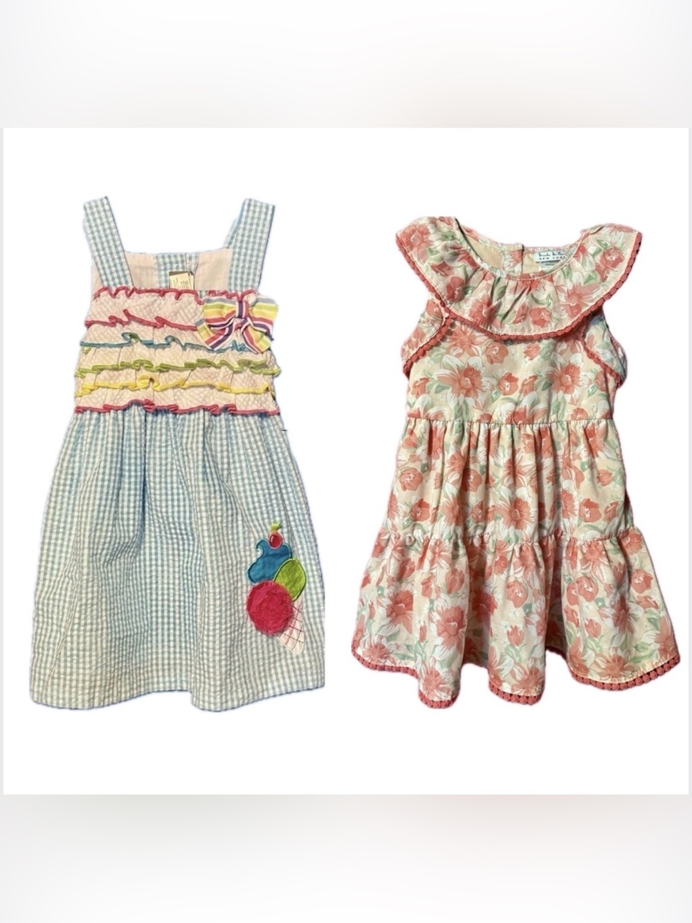 Two 2T Spring/Summer Dresses